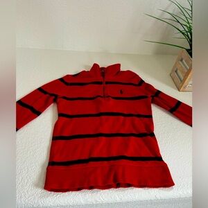 Boys Ralph Lauren half zip shirt